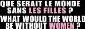 alors les mecs keske vous ferrai sans filles